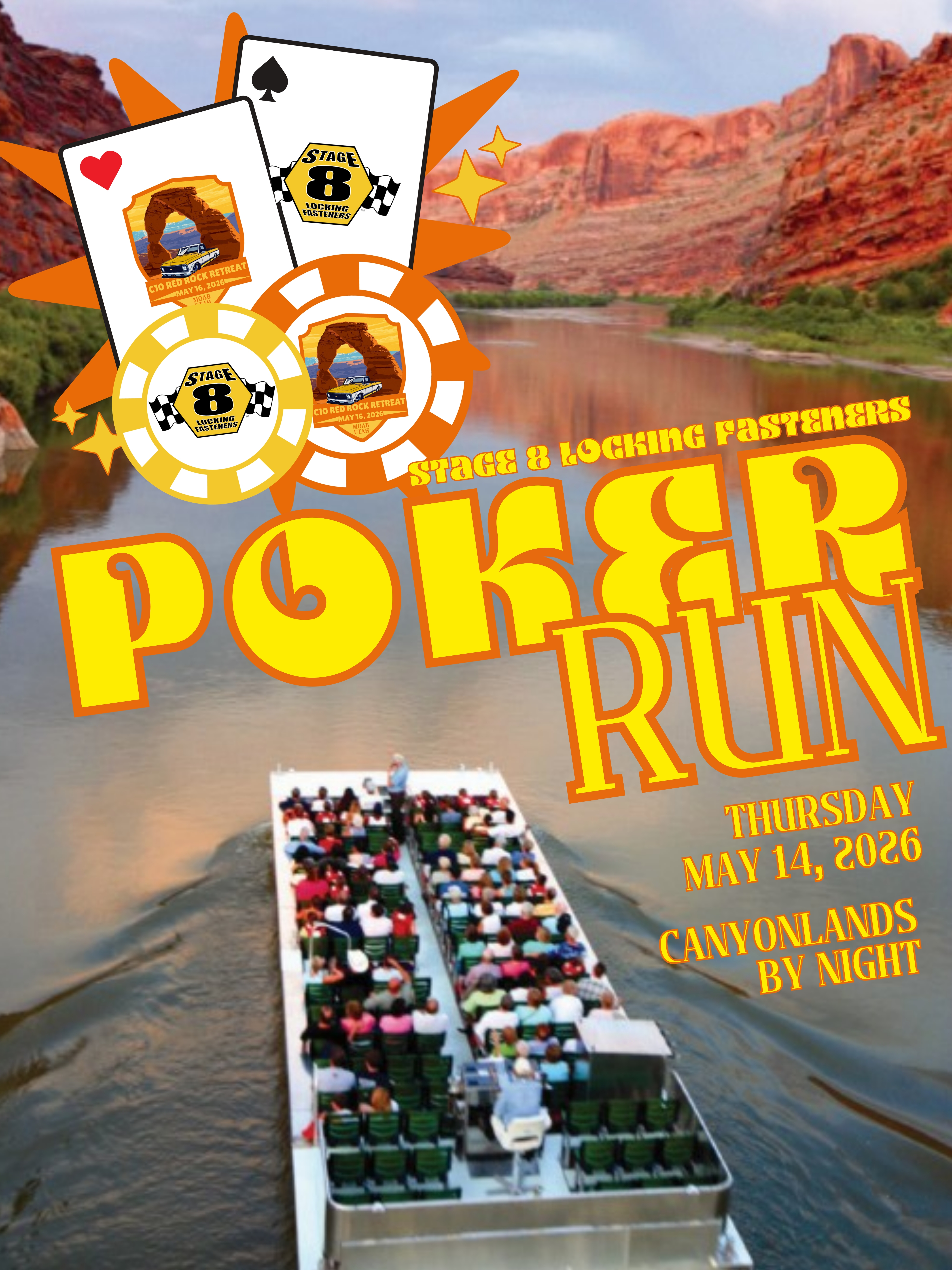 RRR SHOW ANNOUNCEMENT – STAGE 8 POKER RUN AND JET-BOAT CRUISE